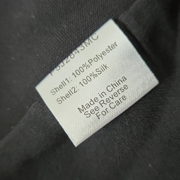 Parker black fringe top with silk size S - Picture 5 of 5